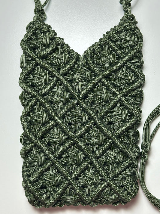 SAHLA - Crossbody Bag - Dark Green