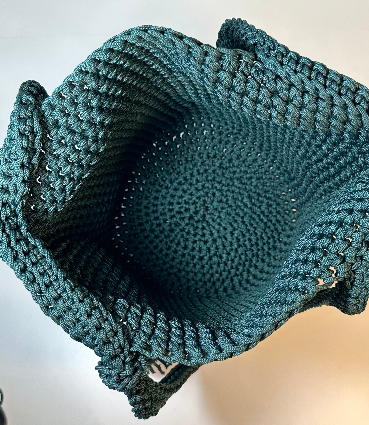 LAYLA Collection - Macramé Bag - Dark Green